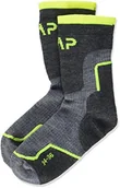 Skarpetki damskie - CMP Unisex dziecięce skarpety sportowe szary asfaltowy melanż 34W / 36L - miniaturka - grafika 1
