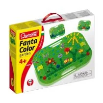 Quercetti FantaColor - Mozaika ogród200 elementów 8007905009710 - Zabawki kreatywne - miniaturka - grafika 1