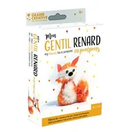 Zabawki kreatywne - Graine Creative Graine Creative Zestaw Lisek z Pomponów GC-440025 - miniaturka - grafika 1