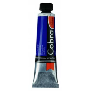 Farba wodno-olejna, 40 ml, Niebieska ftalowa - Farby i media malarskie - miniaturka - grafika 1