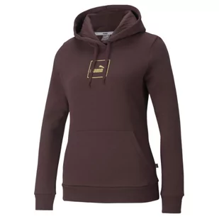 Puma, Bluza damska, Holiday Hoodie 589549-21, bordowa, rozmiar XS - Bluzy damskie - miniaturka - grafika 1