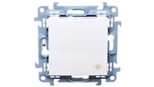 Wyłączniki światła i elektryczne - Simon Włącznik krzyżowy 10 Biały - miniaturka - grafika 1