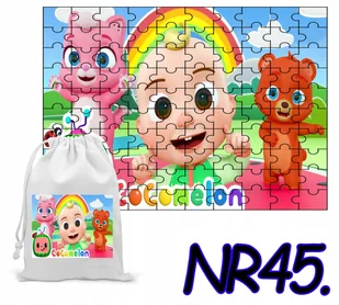 PUZZLE 96 EL. UKŁADANKA PREZENT MAŁY ANIOŁEK JJ + WORECZEK Z NADRUKIEM - Puzzle - miniaturka - grafika 1