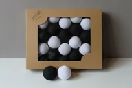 Pozostałe oświetlenie - Cotton Balls Black&White 35 szt. - miniaturka - grafika 1