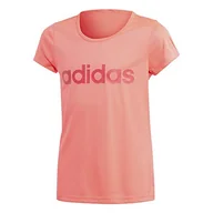 Koszulki dla dziewczynek - adidas Koszulka dziewczęca Yg C sygnałowy różowy/różowy/różowy 1213 - miniaturka - grafika 1