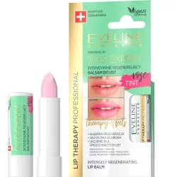Eveline Lip Therapy S.O.S Expert Intensywnie regenerujący balsam do ust Tint Rose - Balsamy do ust - miniaturka - grafika 1