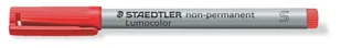 Foliopis zmywalny S czerwony Lumocolor Staedtler - Foliopisy - miniaturka - grafika 1