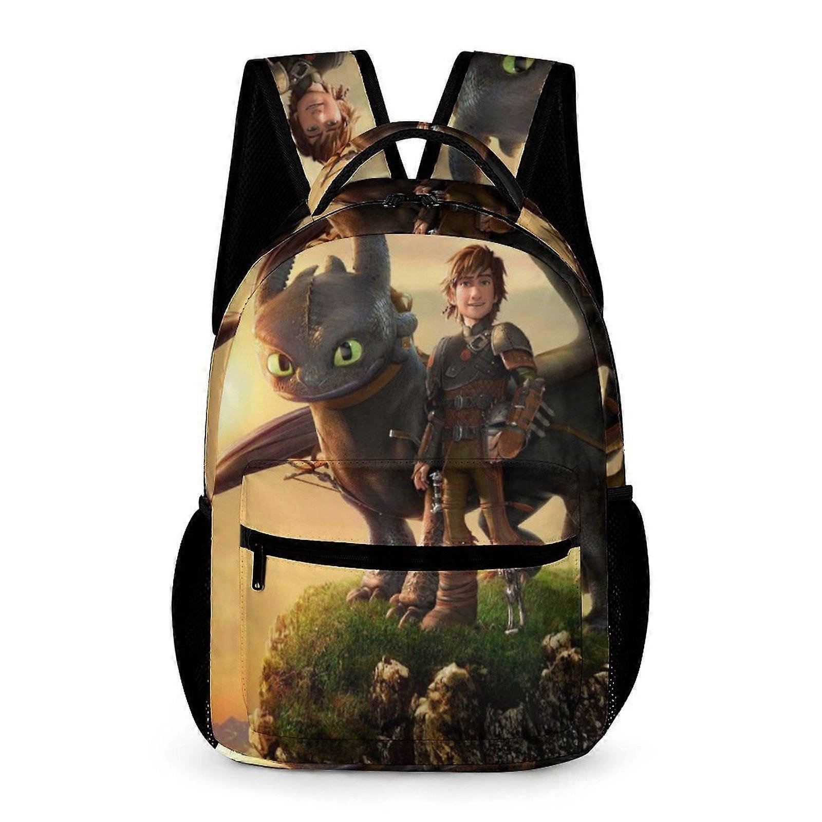 Plecak YL37 Jak wytresować smoka Plecaki dla dzieci Śliczna torba szkolna Tornister Casual Daypack Outdoor Travel Back Pack dla chłopców i dziewczą...