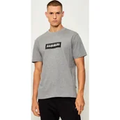 Koszulki męskie - Napapijri T-shirt S-BOX LOGO | Relaxed fit - miniaturka - grafika 1