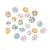 Scrapbooking - KAMELIE PAPIEROWE 1,5 CM, 21 SZT., TĘCZOWE - miniaturka - grafika 1