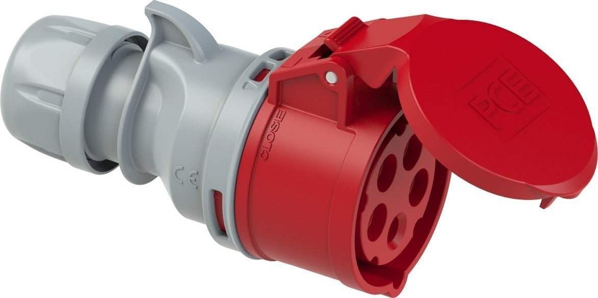 PCE Gniazdo przenośne TURBO TWIST 16A 3P+Z+N 400V 50/60Hz 6h IP44 bezśrubowe