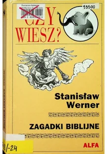 Czy wiesz Zagadki biblijne - Aforyzmy i sentencje - miniaturka - grafika 1