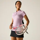 Koszulki i topy damskie - Regatta Koszulka damska polo Remex II Fioletowy, Rozmiar: 34 - miniaturka - grafika 1