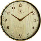 Zegary - Perfect Zegar ścienny Perfect FX-5847 Q11 brązowy 30 cm - miniaturka - grafika 1