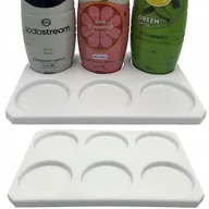 Akcesoria i części AGD - STOJAK PODKŁADKA NA SYROPY 6 MIEJSC BIAŁY - miniaturka - grafika 1