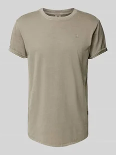 T-shirt z detalem z logo model ‘Lash’ - Koszulki męskie - miniaturka - grafika 1