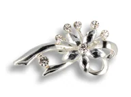 Broszki - Broszka Srebrny Kwiat - miniaturka - grafika 1