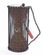 Instrumenty perkusyjne - Toca TO804590 Talking Drum Freestyle African Mask 8x16" z pałeczką T-TLKD TTLKD - miniaturka - grafika 1