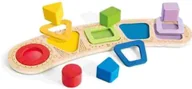 Zabawki interaktywne dla dzieci - Hape Toddler Shape Puzzle - miniaturka - grafika 1