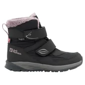 Buty dla chłopców - Dziecięce buty zimowe Jack Wolfskin Polar Bear-G Texapore Mid Vc K Rozmiar butów (UE): 35 / Kolor: czarny/szary - miniaturka - grafika 1