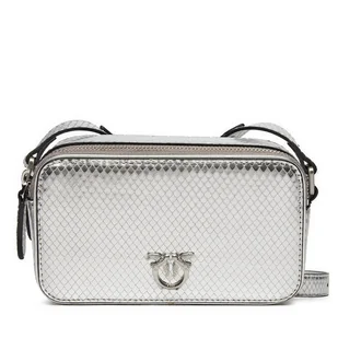 Torebka PINKO Camera Case AI 24-25 PLTT 102810 A1VG Srebrny - Torebki damskie - miniaturka - grafika 1