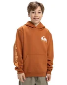 Bluzy dla chłopców - Quiksilver Chłopięca bluza z kapturem Omni Logo Młodzieżowy sweter (1 szt.) - miniaturka - grafika 1