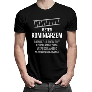 Koszulkowy, Koszulka męska, Jestem kominiarzem - rozwiązuję problemy, rozmiar XXXL - Koszulki męskie - miniaturka - grafika 1