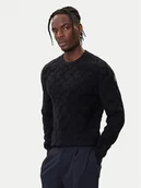 Swetry męskie - Guess Sweter M5BR19 Z0470 Czarny Regular Fit - miniaturka - grafika 1