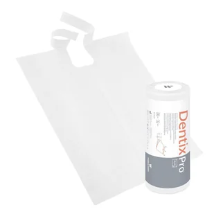 Śliniak dentystyczny na rolce 50cm x 65cm biały podfoliowany 54g DentixPro 30szt - Sprzęt i akcesoria stomatologiczne - miniaturka - grafika 1