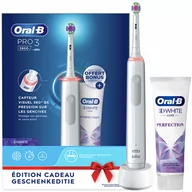 Szczoteczki elektryczne - Oral-B Pro 3 3800 3D Biały - miniaturka - grafika 1