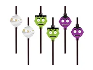 Halloween - Słomki Potworki na Halloween - 6 szt. - miniaturka - grafika 1