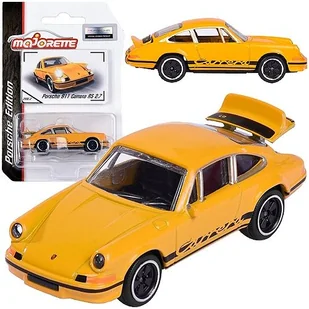 Majorette Porsche 911 Carrera Rs 2.7 Porsche Edition Autko Metalowe Żółte - Samochody i pojazdy dla dzieci - miniaturka - grafika 1