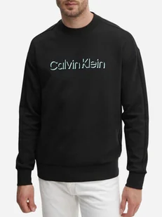 Bluza bez kaptura męska Calvin Klein K10K113081-PC7 L Czarna (8720109937480). Bluzy bez kaptura męskie - Bluzy męskie - miniaturka - grafika 1