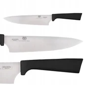 Noże kuchenne - Noż szefa kuchni czarny stal nierdzewna 20 cm - miniaturka - grafika 1
