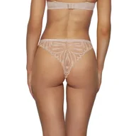 Komplety bielizny - Brazyliany damskie z koronką AV 2104 beżowe 3XL - miniaturka - grafika 1