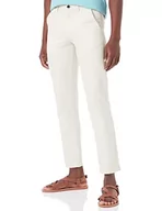 Spodnie męskie - Sisley Spodnie męskie, Kremowy biały 0l8, 38 - miniaturka - grafika 1