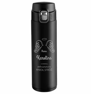 Kubek termiczny czarny z grawerem dla mamy - Kubki termiczne Kubek termiczny czarny z grawerem dla mamy - Kubki termiczne - miniaturka - grafika 1