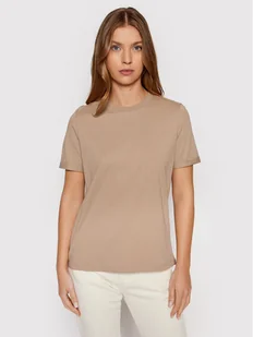 Pieces T-Shirt Ria 17086970 Beżowy Regular Fit - Koszulki i topy damskie - miniaturka - grafika 1