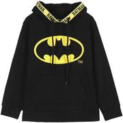 Figurki dla dzieci - SUDADERA CON CAPUCHA COTTON BRUSHED BATMAN BLACK - miniaturka - grafika 1