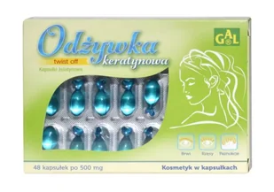 Gal Odżywka Keratynowa 48 Brwi Rzęsy Paznokcie - Odżywki do rzęs i brwi - miniaturka - grafika 4