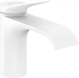 Hansgrohe 75010700 Vivenis Jednouchwytowa bateria umywalkowa 80 z kompletem odp$236ywowym bia$237y matowy - Baterie umywalkowe - miniaturka - grafika 1
