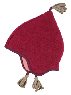finkid Czapka "Pipo Wool" w kolorze czerwonym - Czapki damskie - miniaturka - grafika 1