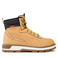 Botki męskie - Trapery Puma Desierto v3 Puretex 393928 02 Brązowy - miniaturka - grafika 1