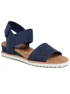 Sandały damskie - Skechers Sandały Desert Kiss 31440/NVY Granatowy - miniaturka - grafika 1