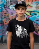 Koszulki dla chłopców - koszulka dla chłopca z wilkiem - miniaturka - grafika 1