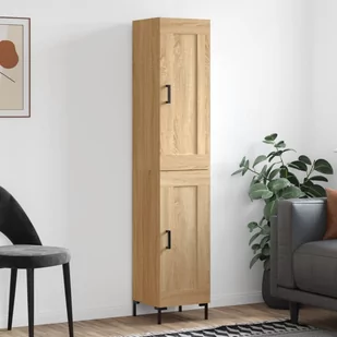 Wysoka szafka, dąb sonoma, 34,5x34x180 cm Lumarko! - Szafki do salonu Wysoka szafka, dąb sonoma, 34,5x34x180 cm Lumarko! - Szafki do salonu - miniaturka - grafika 1