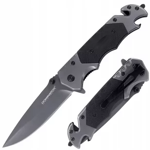 Dominator Nóż Składany Sprężynowy "Ratowniczy 2-76" Szary/Czarny - Noże Dominator Nóż Składany Sprężynowy "Ratowniczy 2-76" Szary/Czarny - Noże - miniaturka - grafika 1