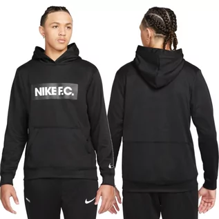 Bluzy męskie - Bluza sportowa męska Nike FC Libero Dri-Fit treningowa kangurka z kapturem - grafika 1