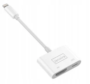 Przejściówka Adapter, Zenwire, Av Lightning HDMI iPhone Ipad - Huby USB - miniaturka - grafika 1