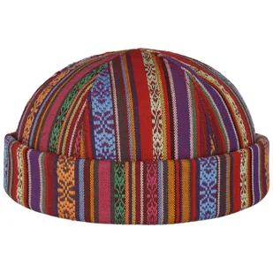 Czapka Dokerka Fresh Stripes by Lierys, czerwony, XL (60-61 cm) - Czapki damskie - miniaturka - grafika 1